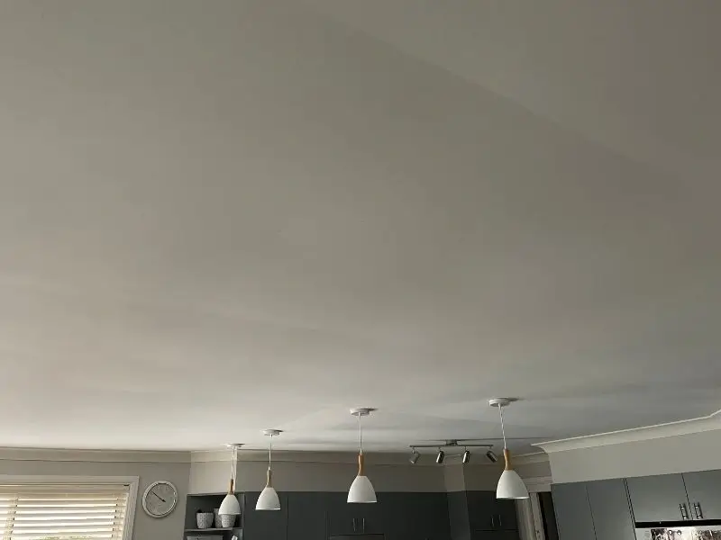 after ceiling repairs