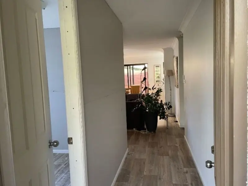 after partition wall installation