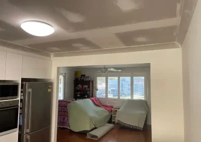 kitchen ceiling plastered in Wynnum